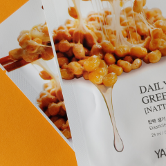 Natto Kollajen İçeren Konsantre Kağıt Maske - Sıkılaştırıcı