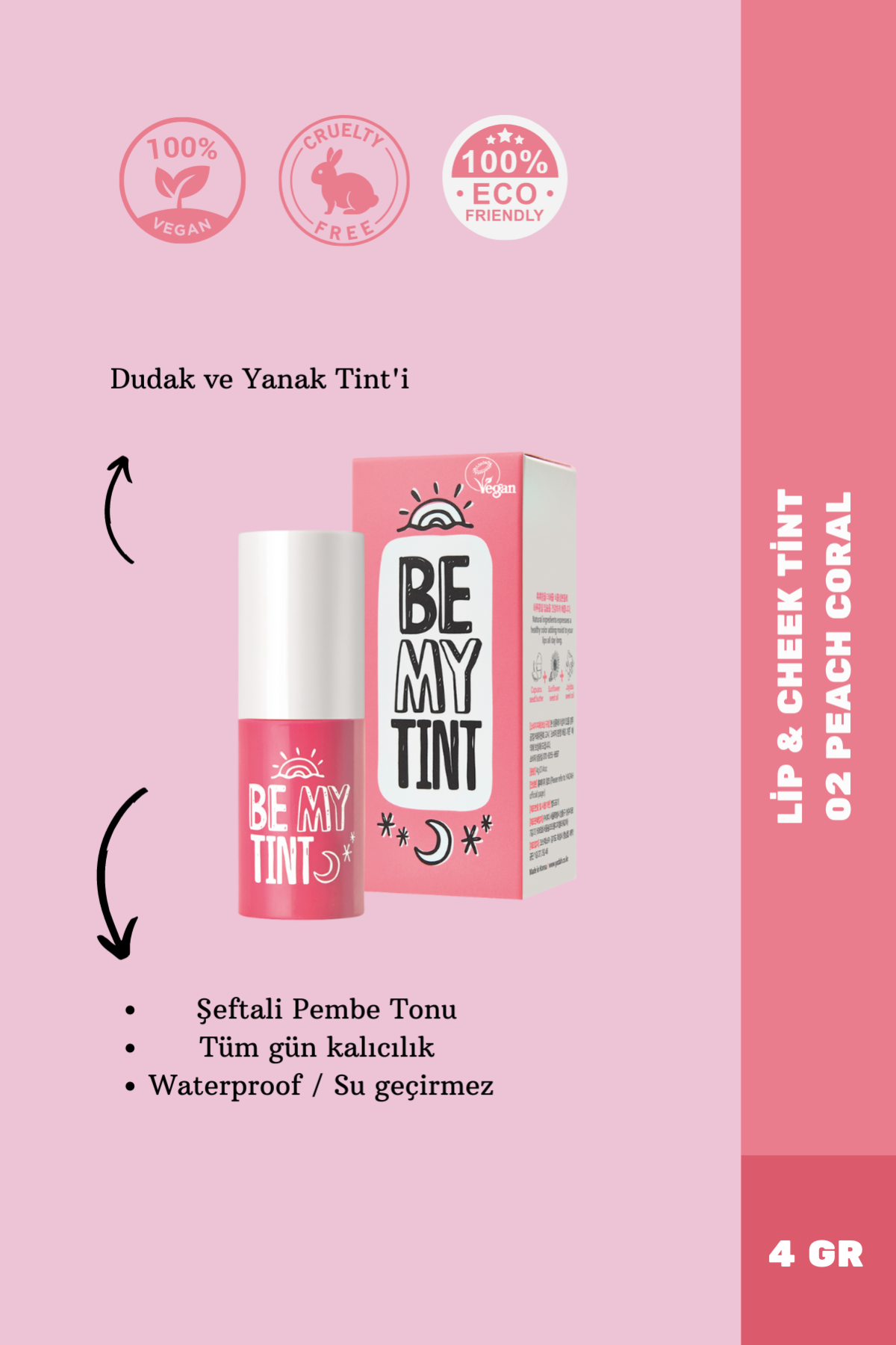 YADAH Be My Tint - 02 PEACH CORAL
