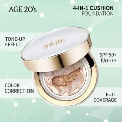 AGE 20'S Uzun Süre Kalıcı ve Sebum Dengeleyici Kompakt Fondöten (No.13) - Çok Açık Ten