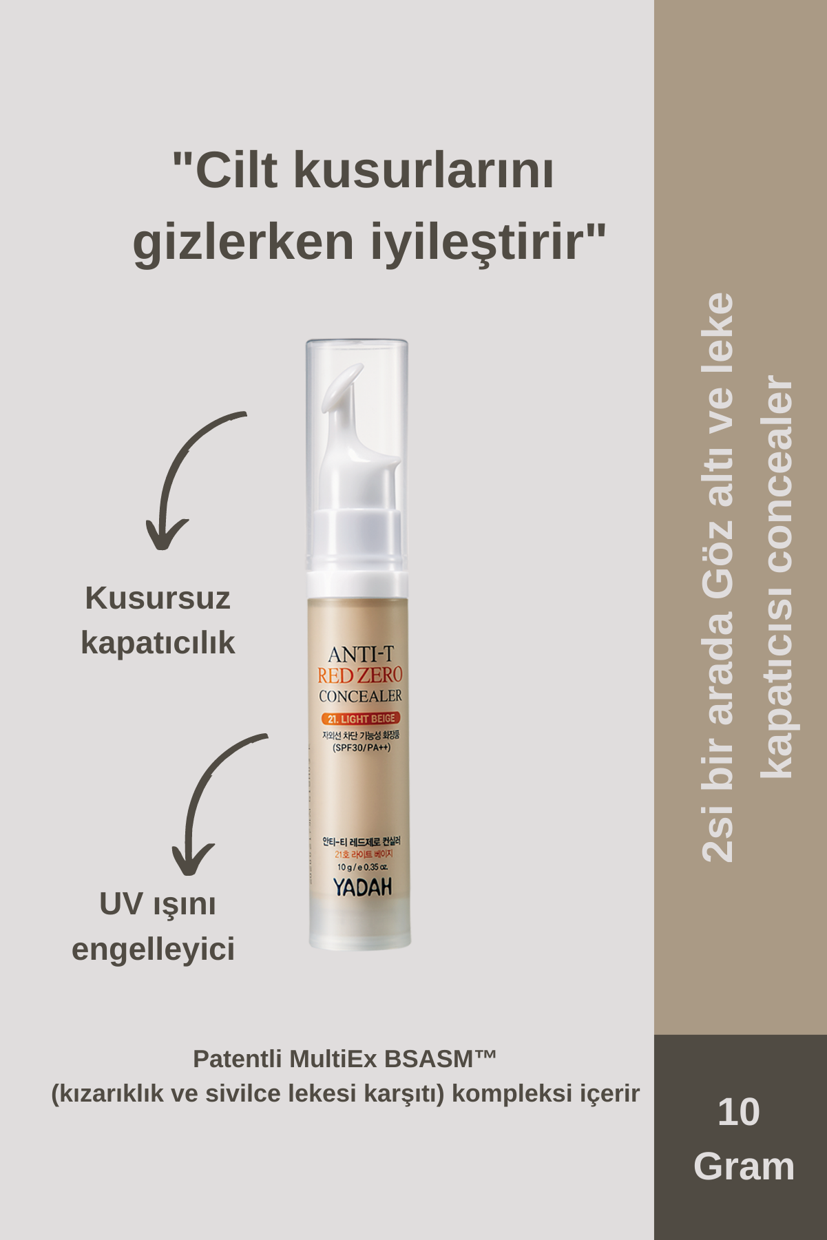 Anti-T Serisi - Göz altı, Leke ve Sivilce Kapatıcı Concealer