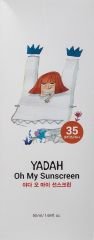 YADAH Oh My Sunscreen Güneş Kremi - 35 SPF PA++  ORJİNAL BOY 50 ML
