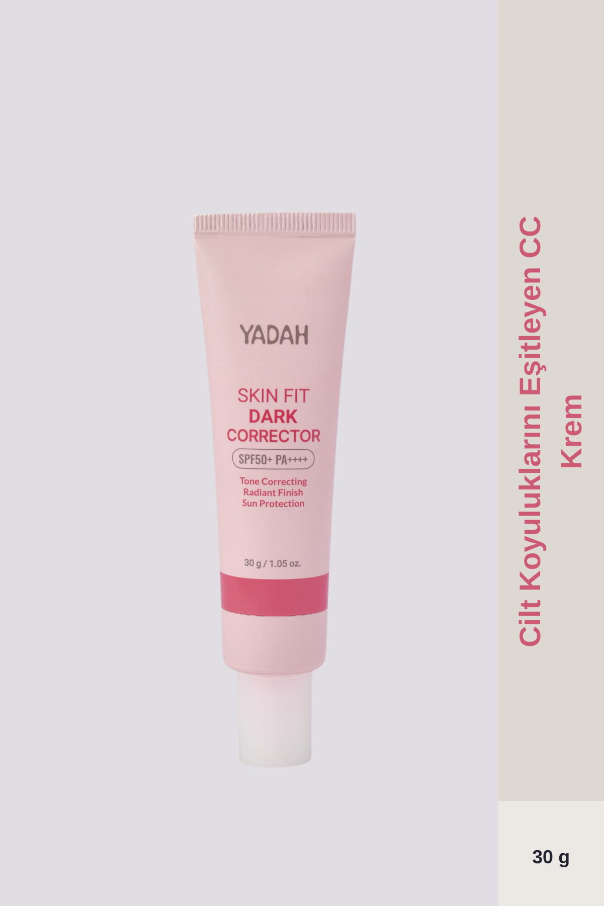 YADAH Skin Fit Renk Eşitleyici CC Krem - 30 gr RED CORRECTOR - KIZARIKLIK DÜZELTİCİ